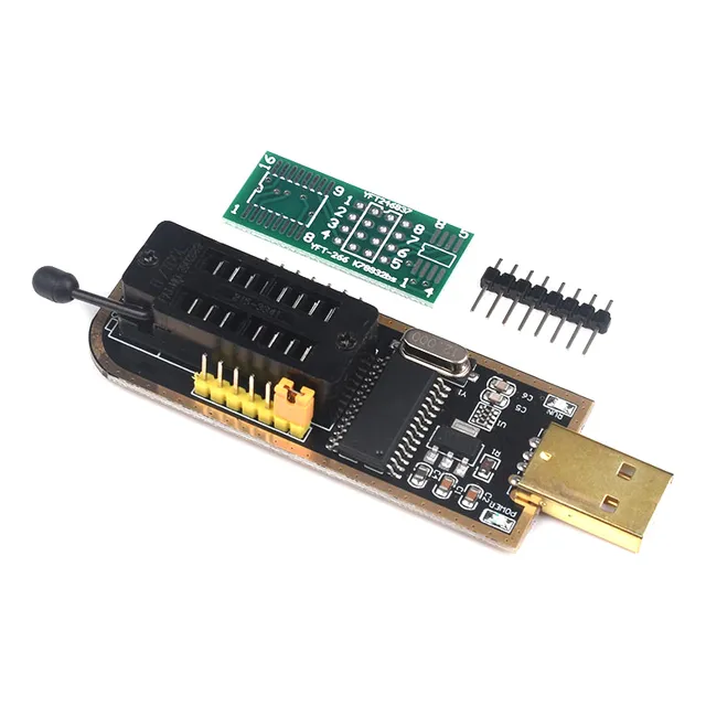 Programador Ch341a Usb Isp Zif Para Microcontroladores Avr
