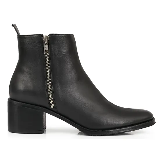 Bota Mujer Cuero Vestir Botineta Zapato Charol Dama Briganti
