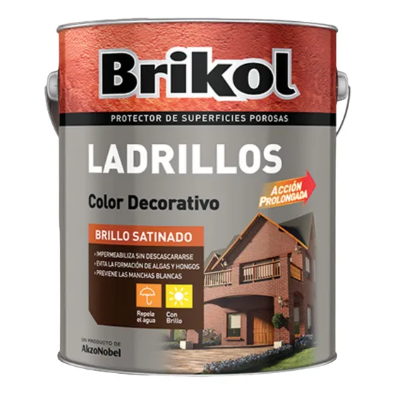Esmalte Protector Decorativo Para Ladrillos Brikol 1l