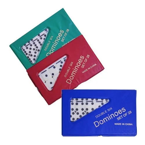 Juego de dominó profesional pulido en hueso con 28 piezas Lk-5010