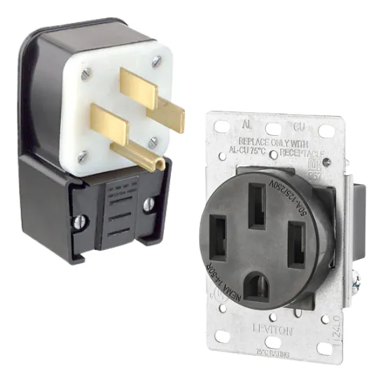 Kit Clavija 9452p + Contacto 279s 3p 4h 50a 125/250v Leviton