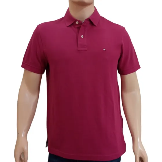 Franela Tommy Hilfiger Clásica Polo Corta Adulto Hombre.