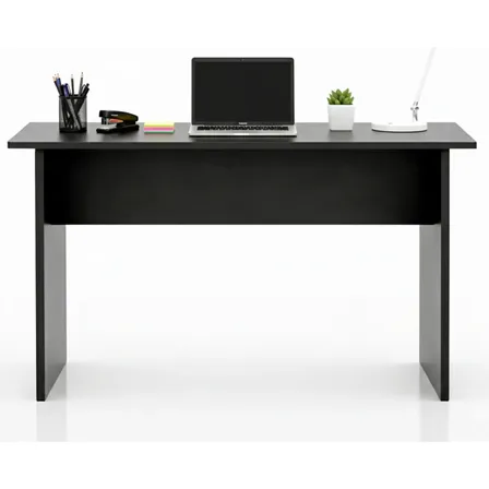 Escritorio De Madera 120×50 Minimalista Moderno Oficina Casa Negro