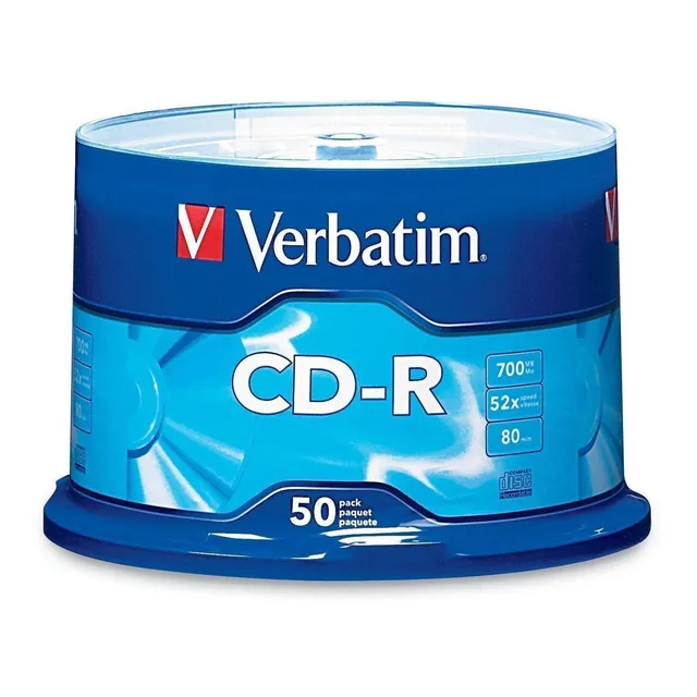 D-r Verbatim 700 Mb - 80 Minutos 50 Piezas / 94691