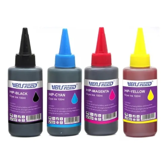 Tinta Dye Para Hp 100 Ml