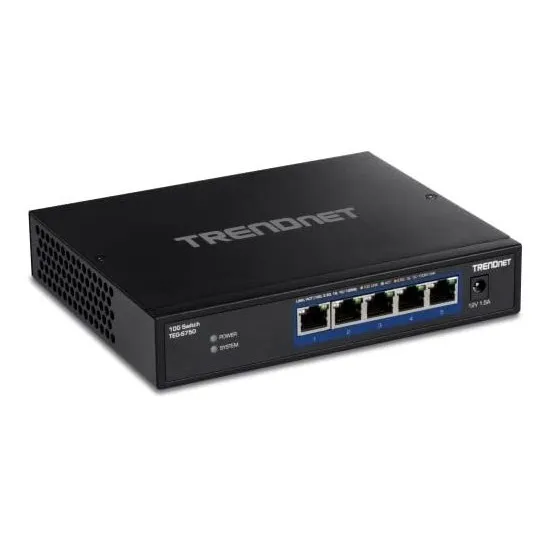 Switch Trendnet Teg-s750 5 Puertos 5 X 10g Rj-45 -negro