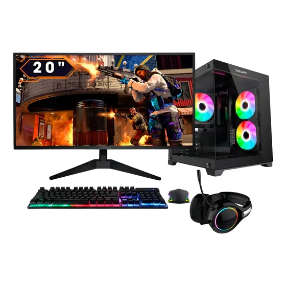 PC Gamer Bluepc Fire Ryzen 7 5700 g 32 GB SSD 1 TB 500 W M20 32 Gb | Cuotas sin interés