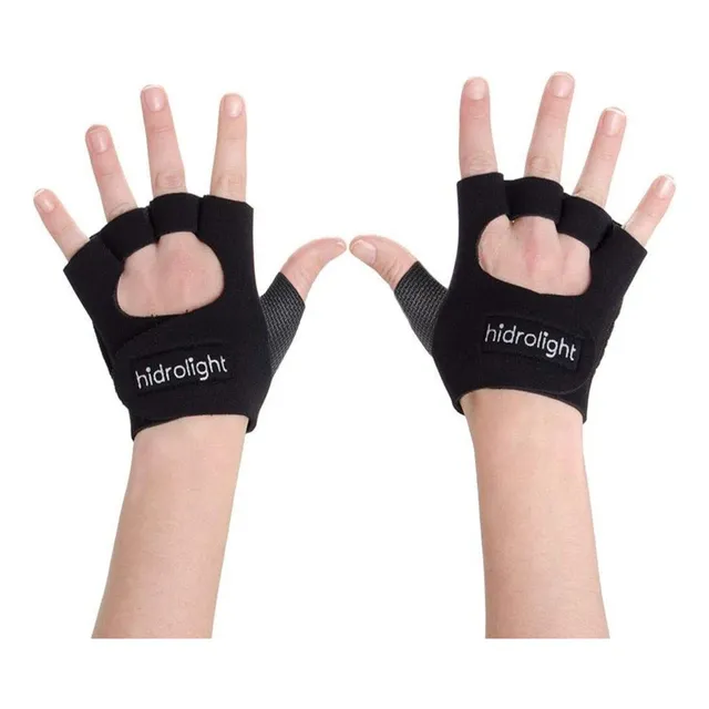 Luva De Musculação Hidrolight Neoprene Com Debrum Preto