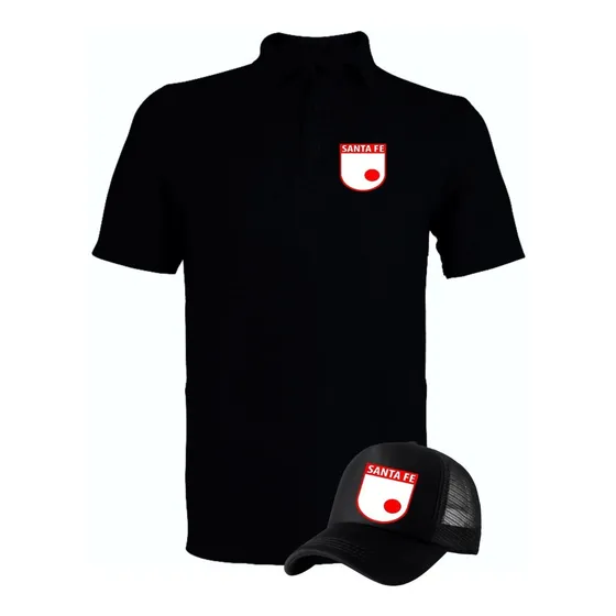 Camiseta Tipo Polo Independiente Santa Fe Obsequio Gorra