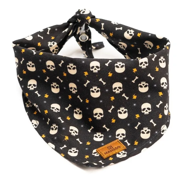 Pañoleta Calaveras Para Perro/gato, Mansso