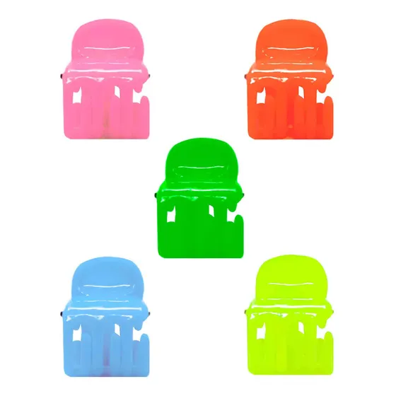 Mini Broches Hebillas Para Cabello Pack X 100 Unidades Color Multicolor Fluo