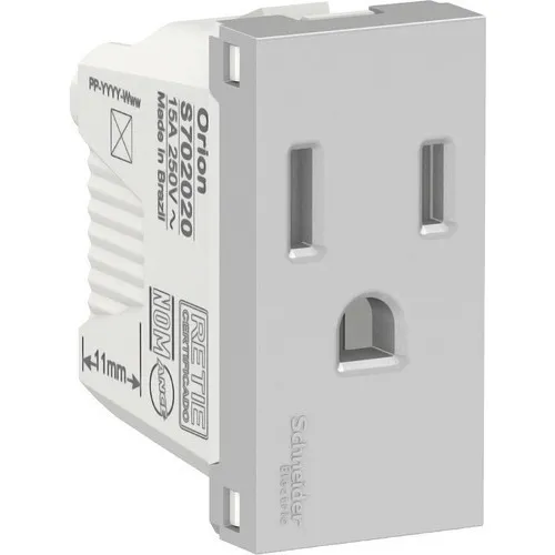 Pack 4 Pzas Toma De Corriente 2p+t 15a Aluminio - S70202074