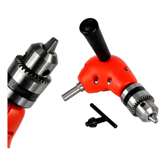 Adaptador Mandril Ângulo  90 Graus 3/8 Para Furadeiras