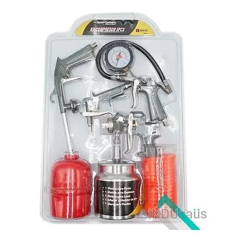 Kit 5 Piezas Compresor Krafter / Induhaus