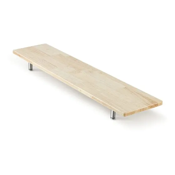Soporte Para Monitor Madera Goma Computadora Pata Metal Casa