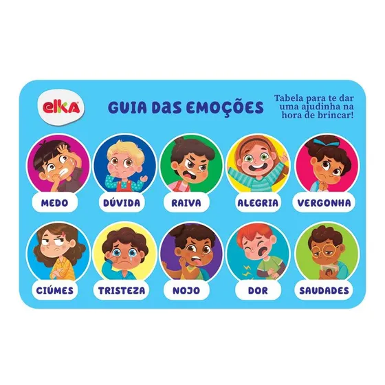Que Emoção! Jogo De Expressões Divertidas Elka Pedagogico Psicologico