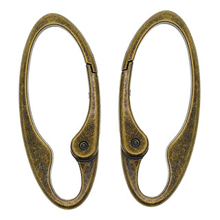 2 Piezas De Bronce Clip De A Gancho De Aleación Clip 2 Piezas De Bronce Clip De A Gancho De Aleación Clip