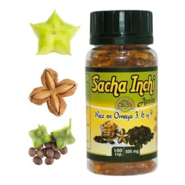 Aceite De Sacha Inchi Omega 3,6 & 9 Pack 2 Frascos Original