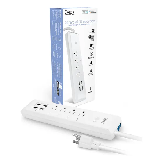 Feit Electric Powerstrip/wifi Work With Alexa And Google