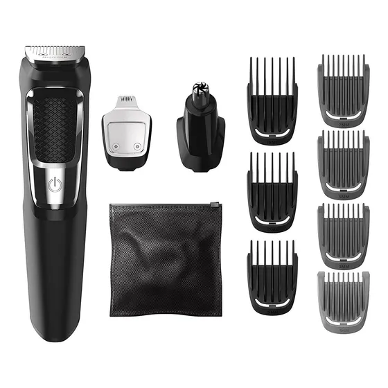 Máquina Afeitadora Y Cortadora Philips Mg3750 Negra Color Negro 110V/220V
