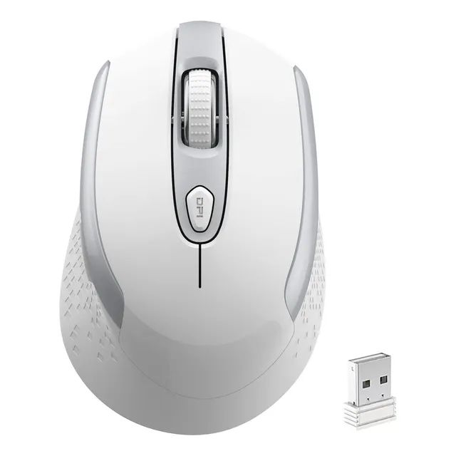 Ratón Inalámbrico Mouse Silencioso Wireless 2.4ghz Portátil