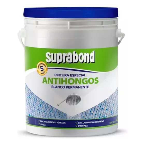 Pintura Especial Antihongo Suprabond Por 1 Litro