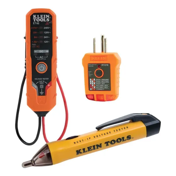 Kit De Comprobador De Voltaje Con Comprobador Electrónico De