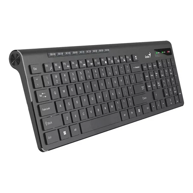 Teclado Genius Slimstar 7230 Inalámbrico Español Wireless Color del teclado Negro Idioma Español España