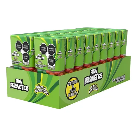 Pelon Pelonetes Tamarindo 30g Pack 18 Piezas Caramelo Mexicano