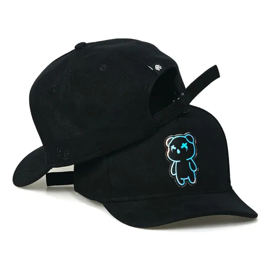 Boné Aba Curva Anth Co Urso Fitão Ajustável Lindo!