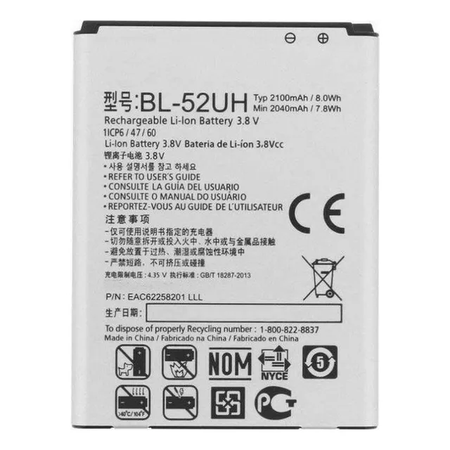 Bateria Pila LG L70 Bl-52uh Bl52uh D320 Ms323 D320n D325