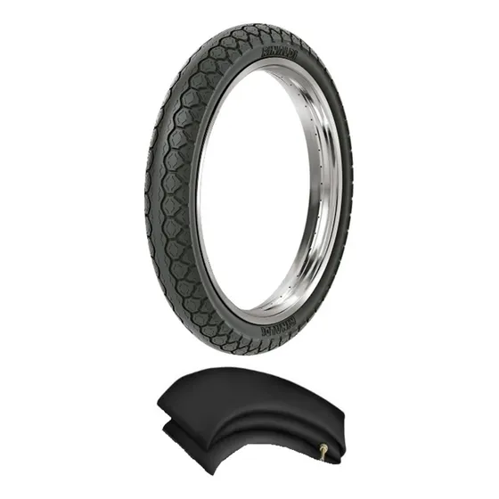 Pneu E Câmara 90/80-16 Pd29 Rinaldi Intruder 125 Web 100