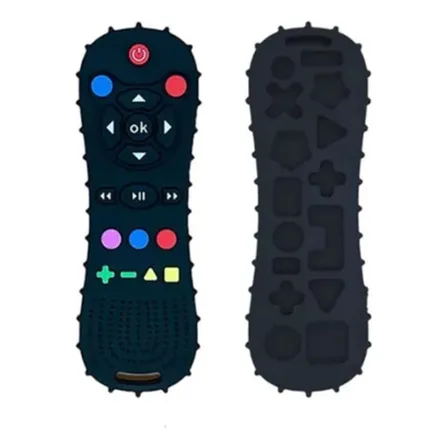 Mordedor  Sensorial De Silicona Para Bebes Control Remoto Tv