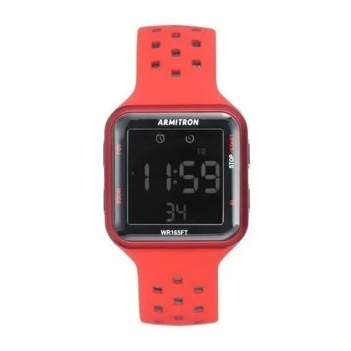 Casual Watch Reloj Armitron Drone 38 Mm 40-8417 Rojo