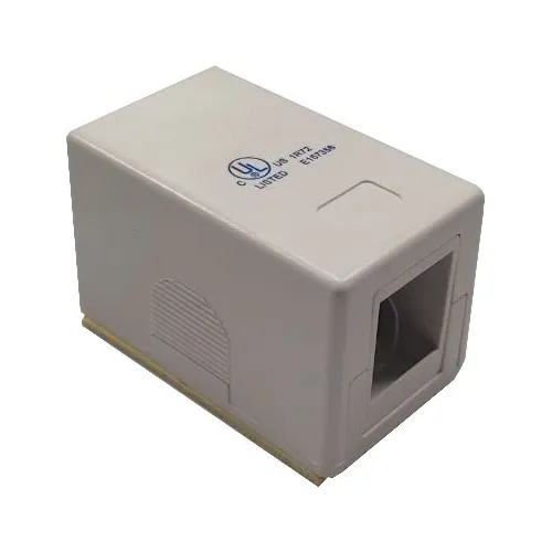 Cajetín Superficial Lanpro De Una Posición Box1 Para Rj45