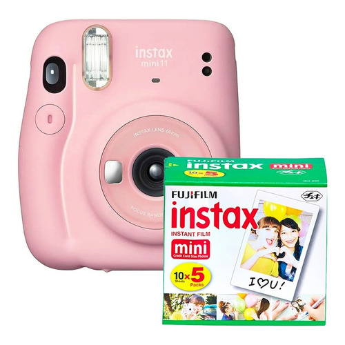 Câmera Instantânea Instax Mini 11 Polaroid + Filme 50 Fotos