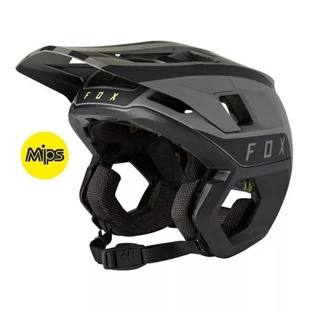 Capacete Ciclismo Bike Ciclismo Bike Fox Dropframe Pro Mips Cor Preto Tamanho P