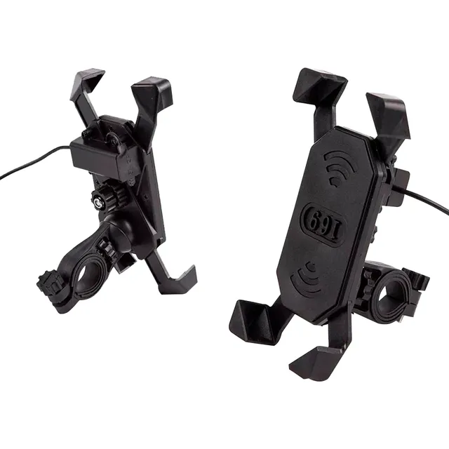 Soporte De Celular Gps Para Moto Con Cargador Usb