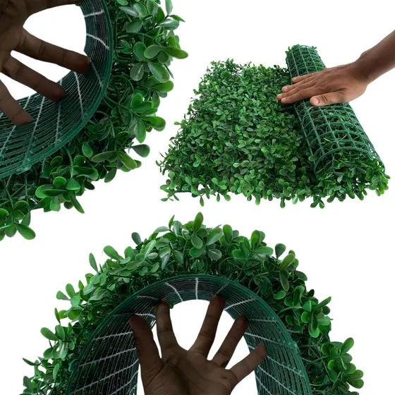 25 Tapetes Folhagem Artificial 40x60cm P/ Jardins Verticais 