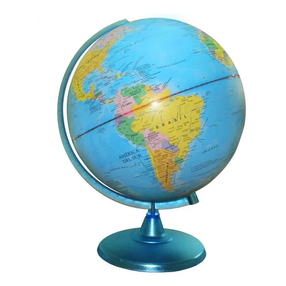 Globo Terráqueo 30 Político Base Plástico Ideal Regalo Full