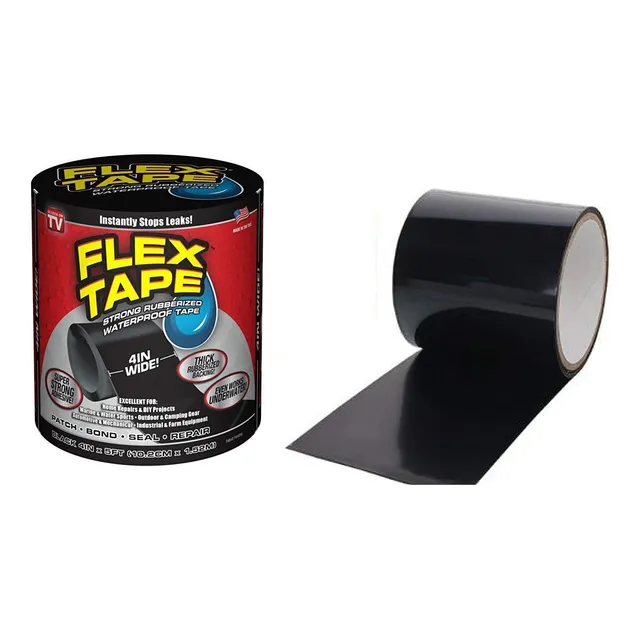 Flex Tape Superfita Flex 10x150cm Preto