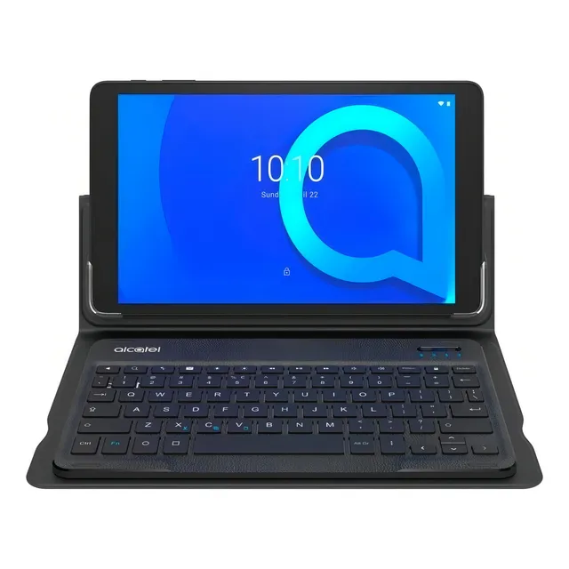 Tablet con funda Alcatel 10.1" 16GB color negro 1GB de memoria RAM