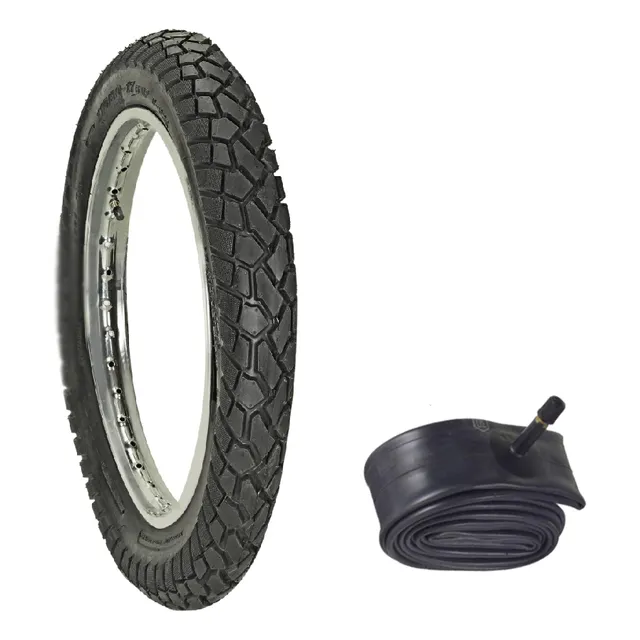 Cubierta 90/90-19 F921 Horng Fortune + Camara Hfk Reforzada 