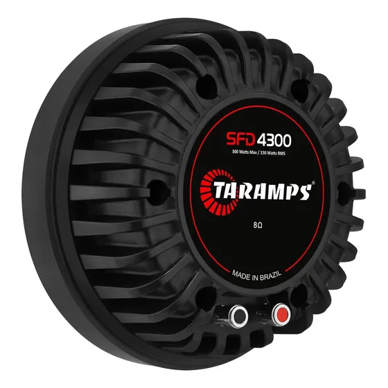 Driver Fenólico Taramps SFD 4300 de 150W RMS para Som Automotivo