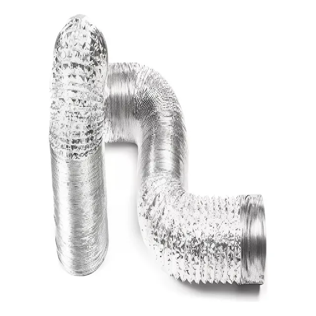 Ducto Secadora  Flexible Aluminizado 4''x2m