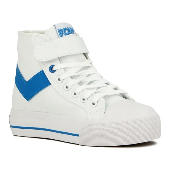 Pony Canvas Plataforma Bota /wht/royal