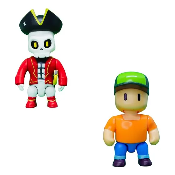 Pack De Figuras Mr. Stumble Guys 8 Cm X 2 Und