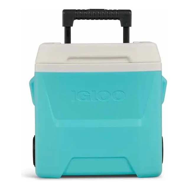 Igloo Hielera Con Ruedas 16 Cuartos De Galón (24 Latas) Aqua Color Cian