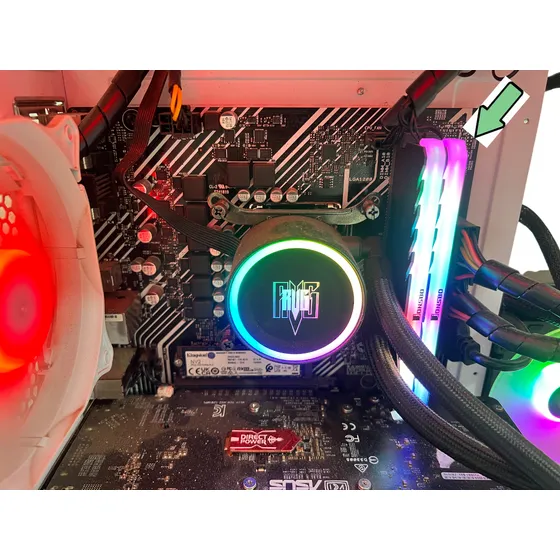 Par De Dissipador Rgb Memória Ram Led Ddr3 Ddr4 2 Peças