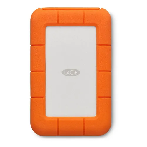 Disco Duro Externo Lacie Rugged Mini 2TB Usb 3.0 hasta 130MB/s Resiste Presión, Golpes y Lluvia - compatible con Thunderbolt 4 e IPAD